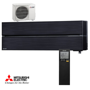 Design De Luxe6.0 kW Noir Monosplit Mural Mitsubishi 