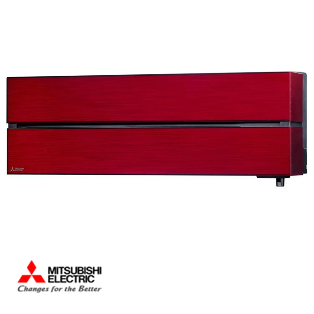 Design De Luxe 2.5 kW Rouge Monosplit Mural Mitsubishi 