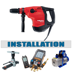 INSTALLATION CLIMATISATION A 4 UNITES MURALES QUADRISPLITS