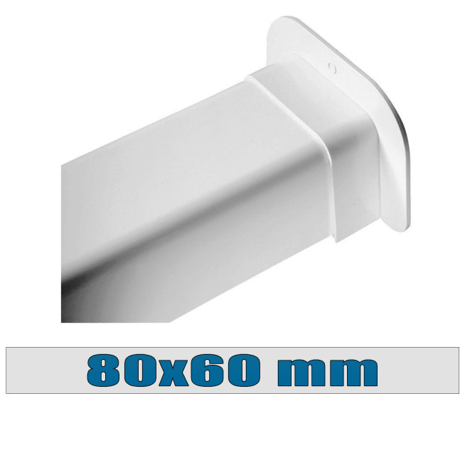 GOULOTTE 80X60 MM SORTIE DE MUR 