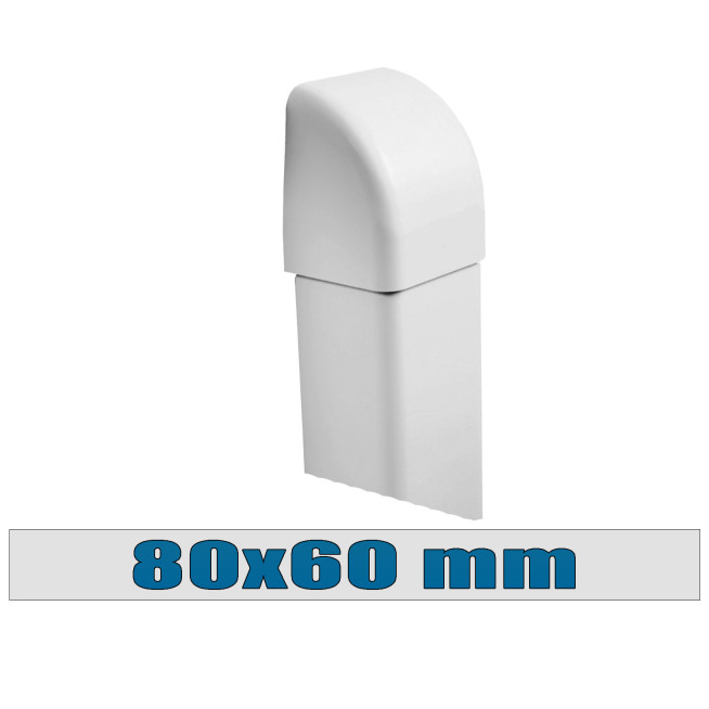 GOULOTTE 80X60 MM SORTIE DE MUR 