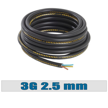 CABLE ELECTRIQUE 3G2,5MM2 RO2V 