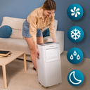 Climatiseur Mobile 7000 BTU Silencieux – Climatiseur Portable avec Télécommande