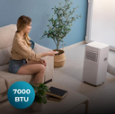 Climatiseur Mobile 7000 BTU Silencieux – Climatiseur Portable avec Télécommande