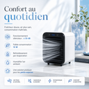 Suntek MistCool – Mini Climatiseur Portable USB avec Brumisation et Humidification