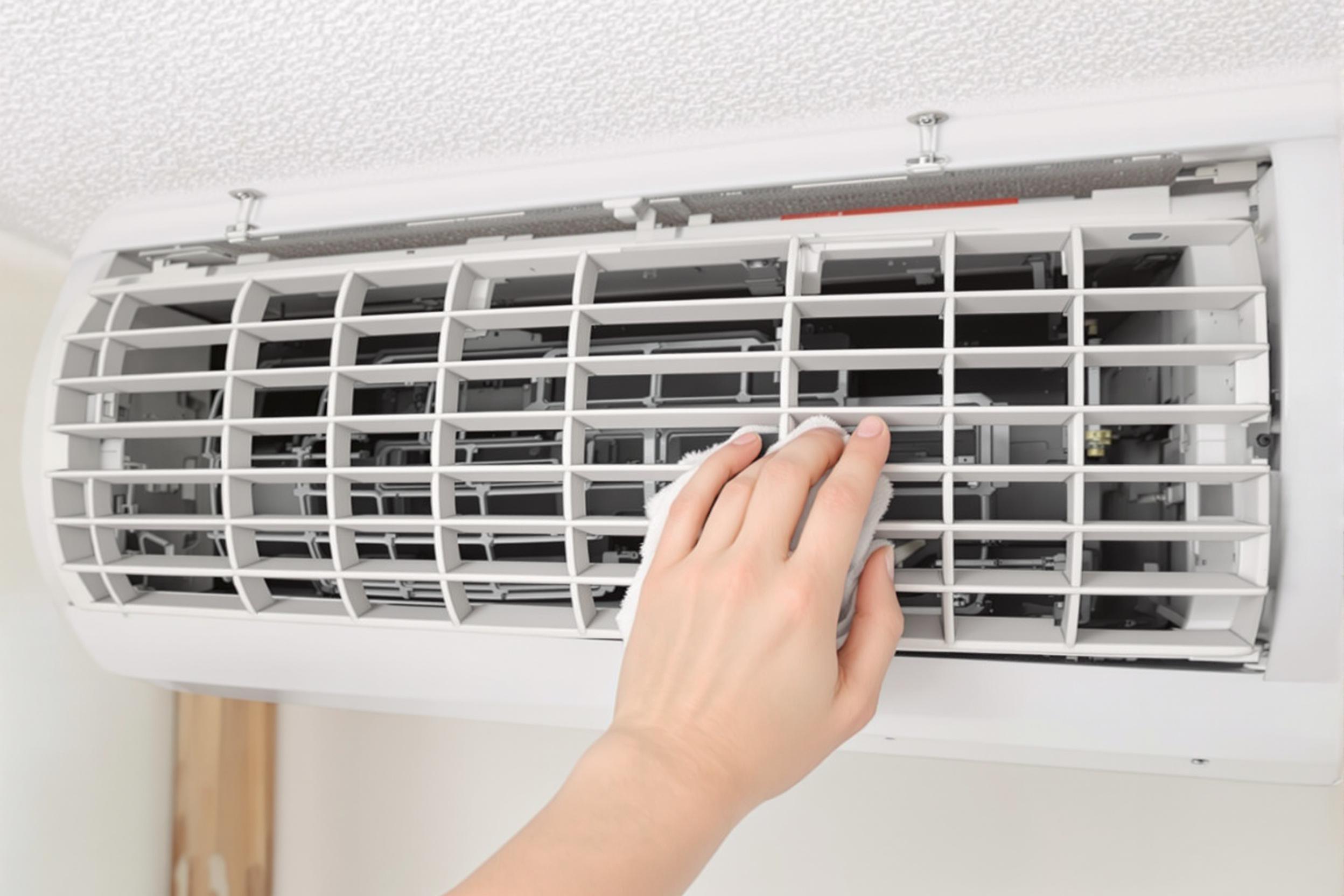 Nettoyage filtre intérieur climatiseur LG